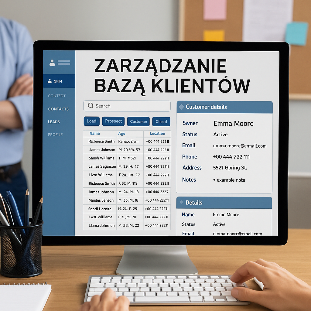 Zarządzanie bazą klientów bez rejestracji
