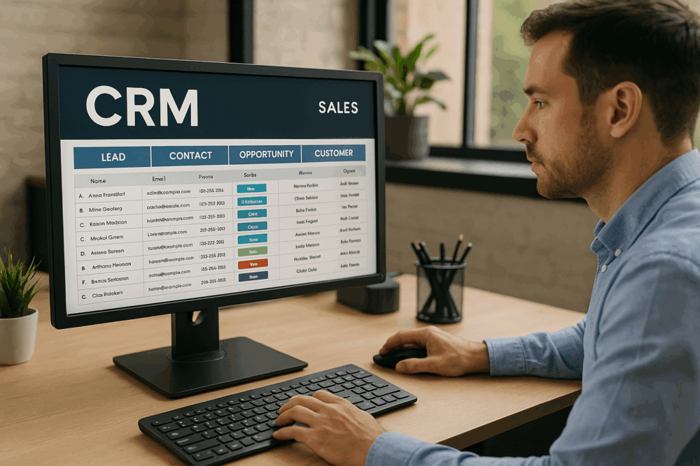 CRM w dziale sprzedaży